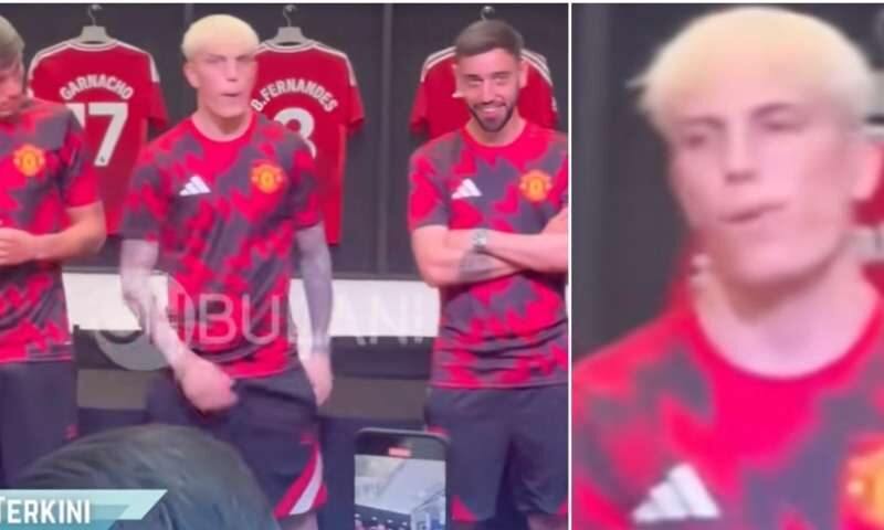 Des images de Garnacho sur la tournée post-saison de Man Utd après qu'Amorim lui a dit de trouver un nouveau club (vidéo)