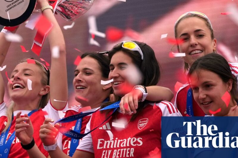 Arsenal se délecte des célébrations de WCL à la maison: «le plus heureux que j'ai eu dans toute ma vie» | Femmes arsenal
