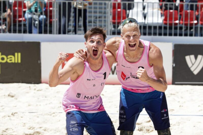 Trousile et Dzavoronok, champions au Beach Pro Tour à Madrid 2025