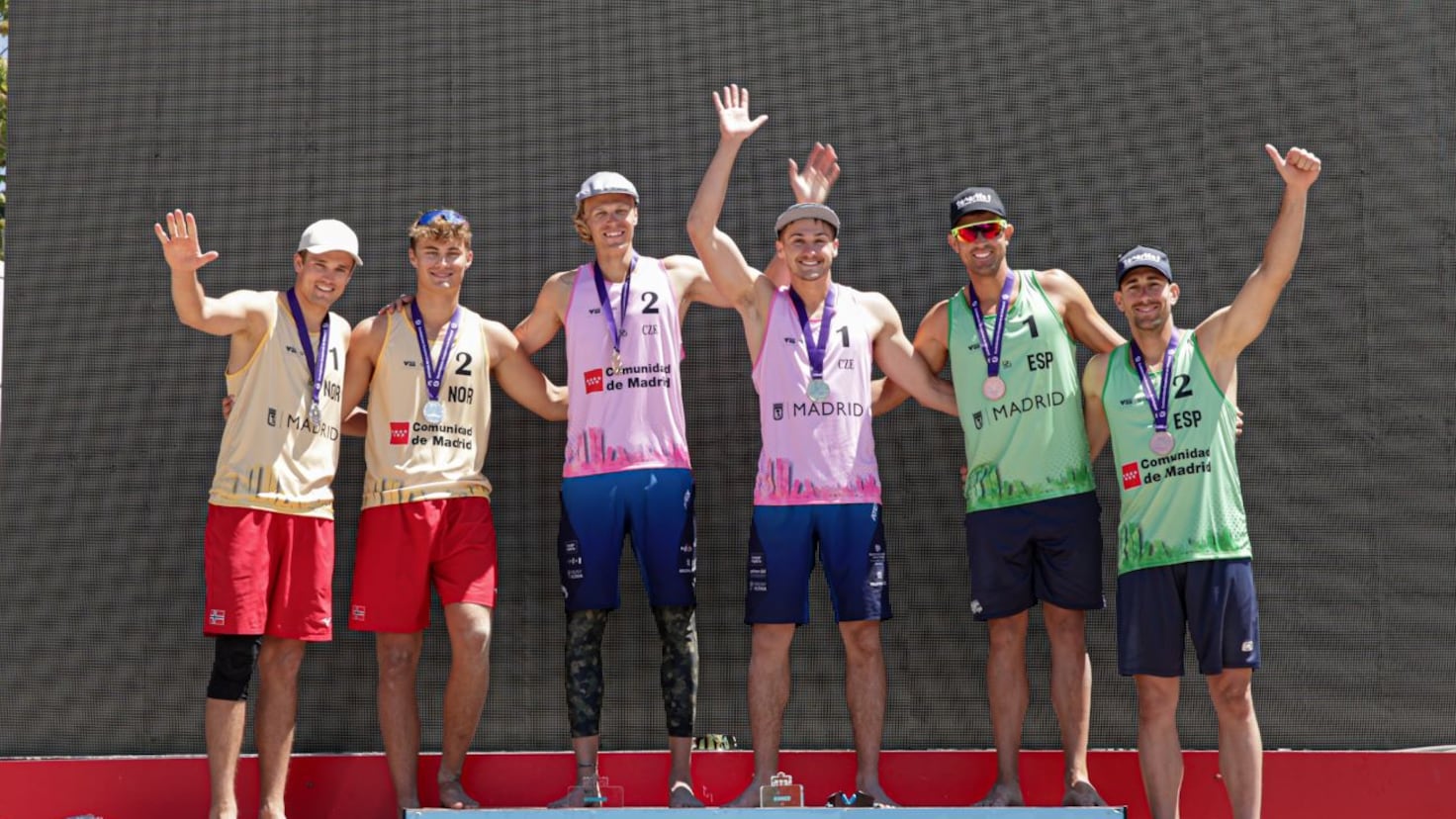 Les frères Huerta, le bronze dans l'avenir de Madrid