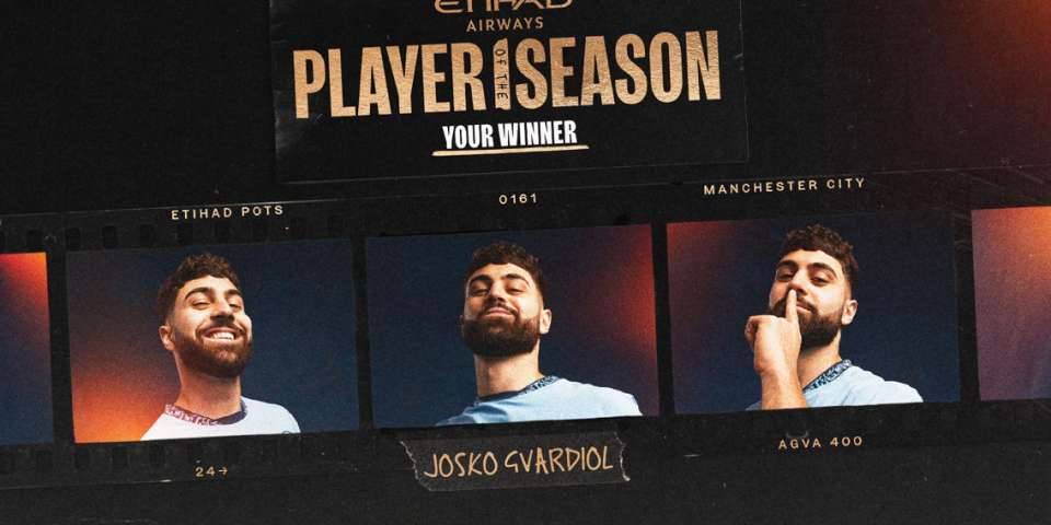 Gvardiol réfléchit au prix du joueur de la saison Etihad