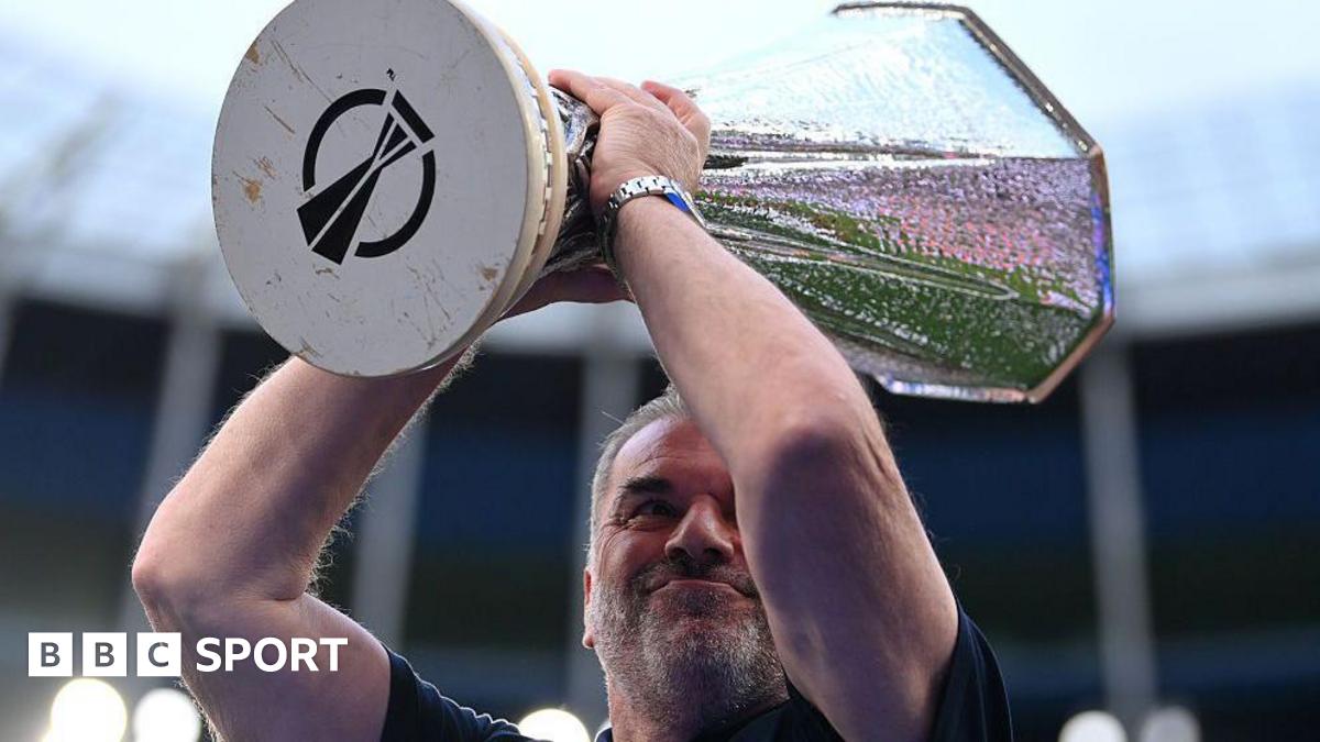 Ange postcoglou: Tottenham Boss part 16 jours après le triomphe de la Ligue Europa