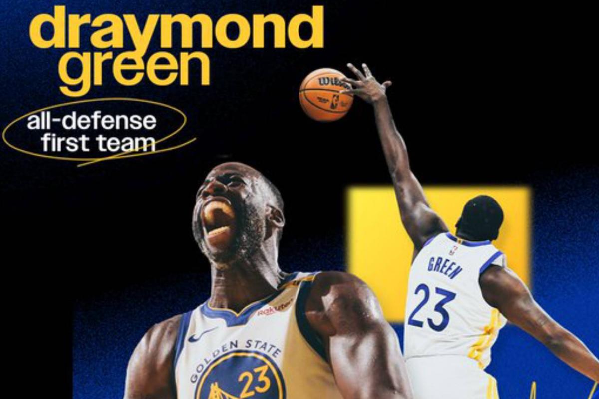 Draymond Green, dans l'équipe défensive de la NBA pour la cinquième fois