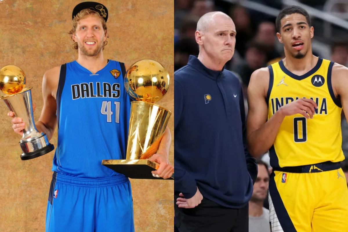 Le fait inhabituel de l'entraîneur de l'Indiana Rick Carlisle, qui amène les Pacers sur le ring