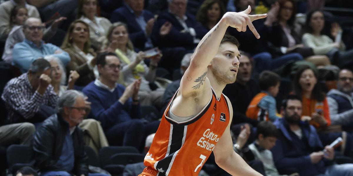 Valencia Basket, première équipe qui dépasse 500 triples de l'ACB dans une saison