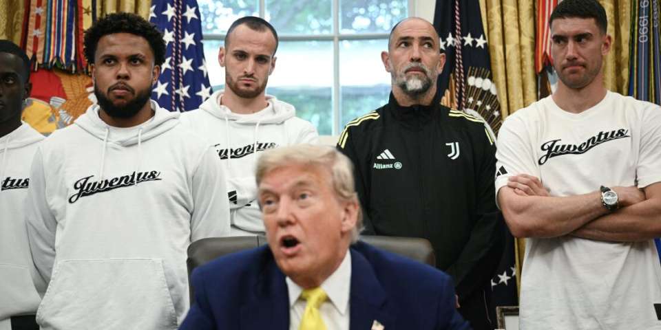 Les joueurs de la Juventus se sont déroulés par visite avec Trump à la Maison Blanche: “ Je veux juste jouer au football, homme ''