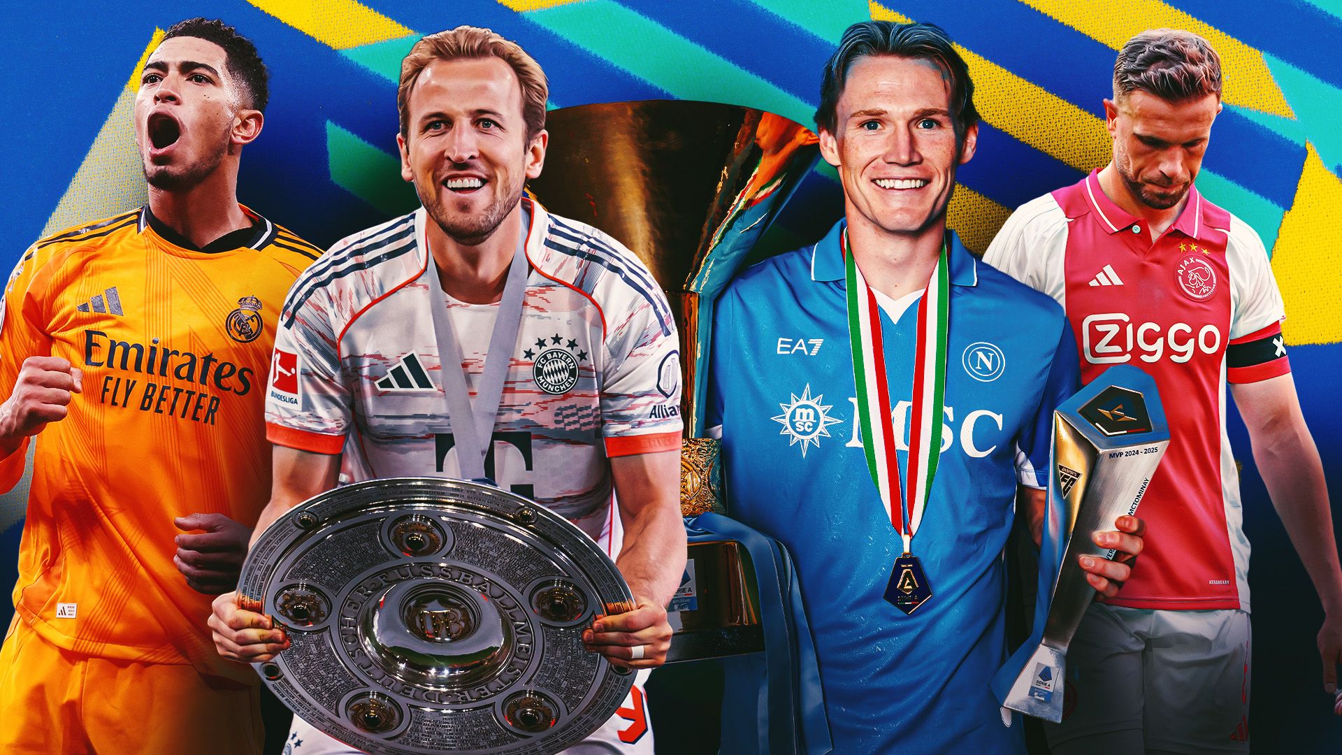 Harry Kane, Jude Bellingham, Scott McTominay et les 20 meilleurs Brits à l'étranger dans la saison 2024-25 – Classé