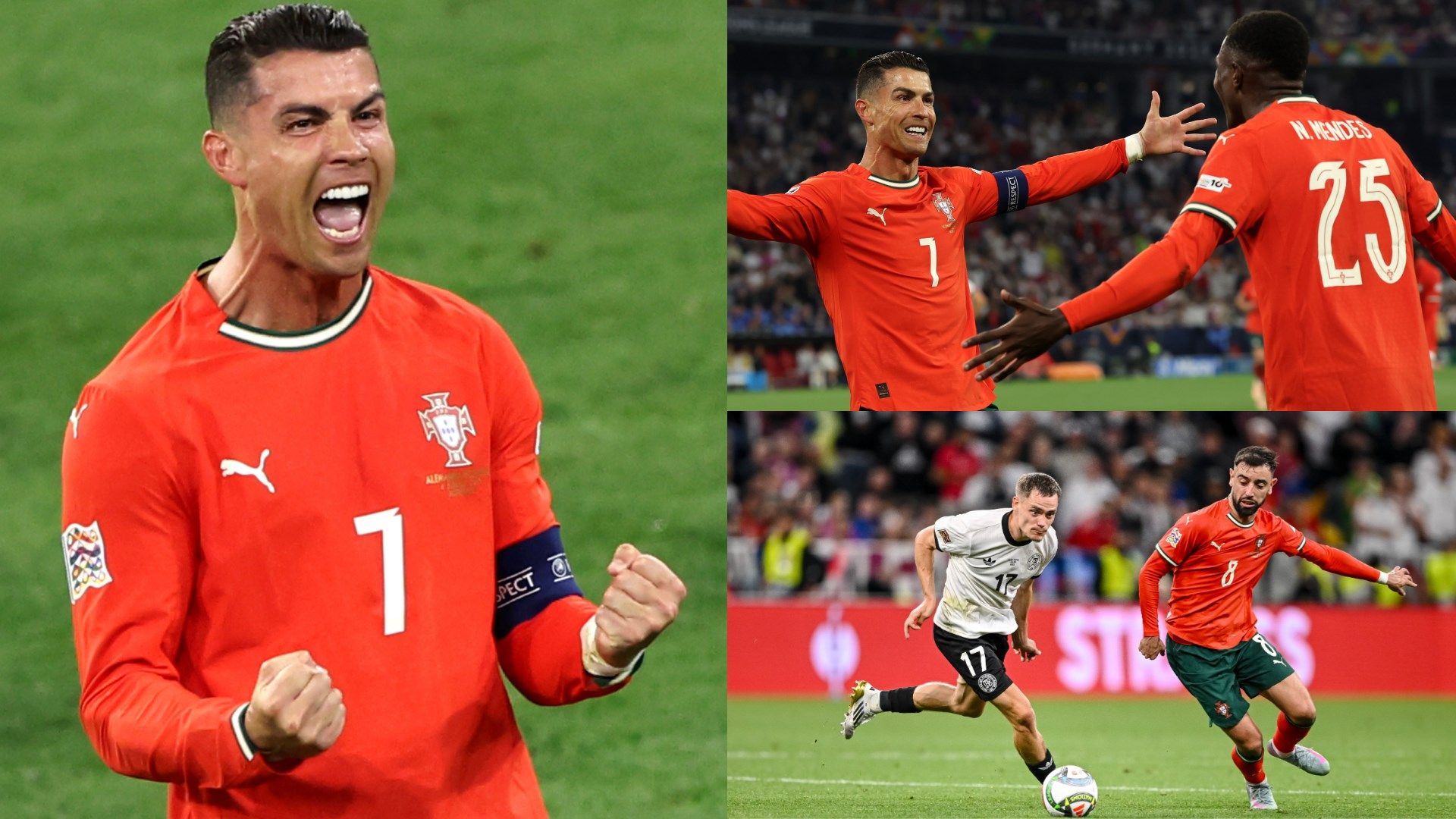 Les évaluations des joueurs du Portugal vs Allemagne: Cristiano Ronaldo arrête la gloire, mais Nuno Mendes est le vrai héros alors que la finale de la Ligue des nations de Seleccao Reach malgré les meilleurs efforts de Florian Wirtz Florian Wirtz