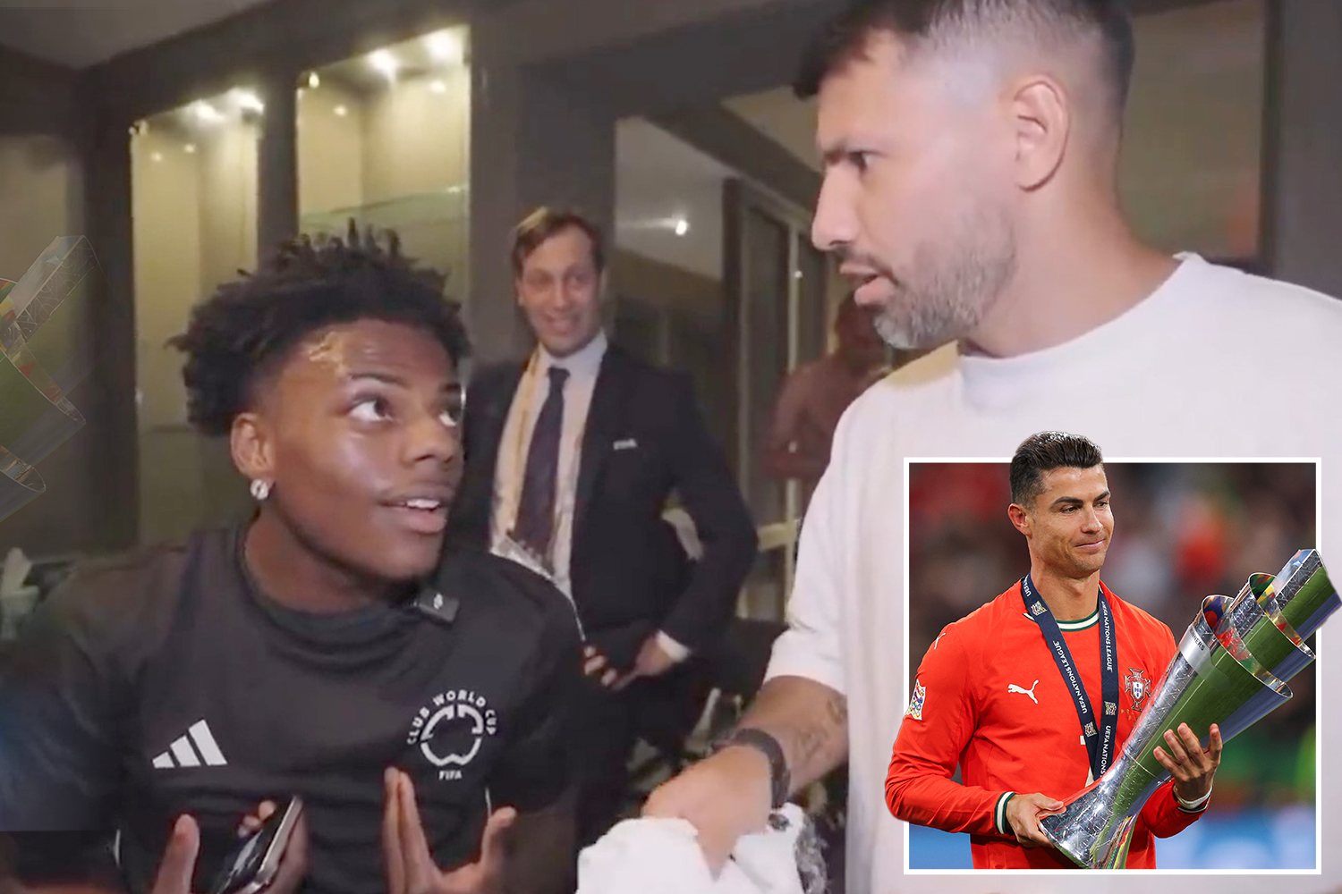 Sergio Aguero prend DIG à Cristiano Ronaldo pour accélérer dans une conversation maladroite lors de la Coupe du Monde Club