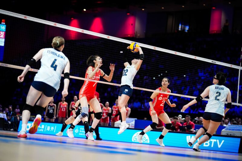 WorldOfvolley :: VNL W: Chine bat le Japon devant la foule à domicile, le Brésil navigue après la République dominicaine