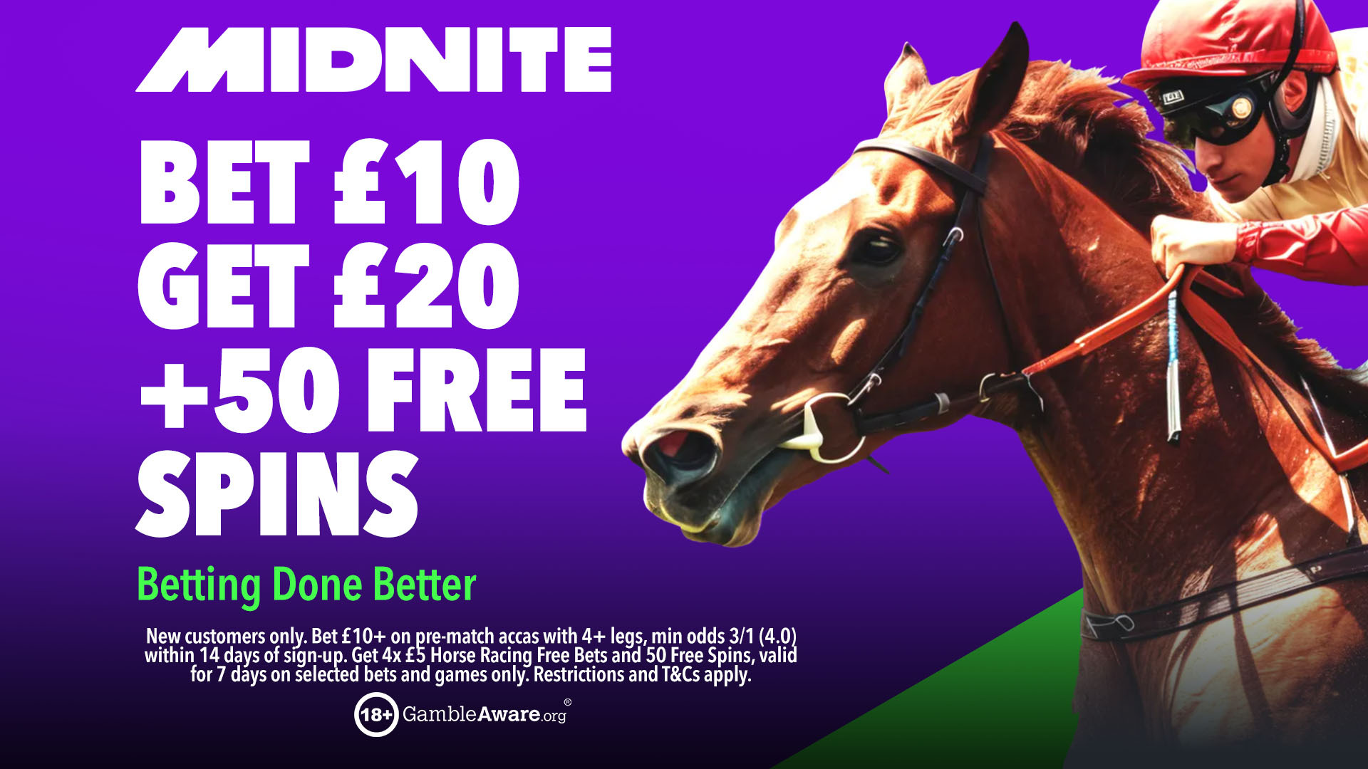 Paris gratuits Royal Ascot: Obtenez 20 £ plus cinquante tours gratuits avec Midnite