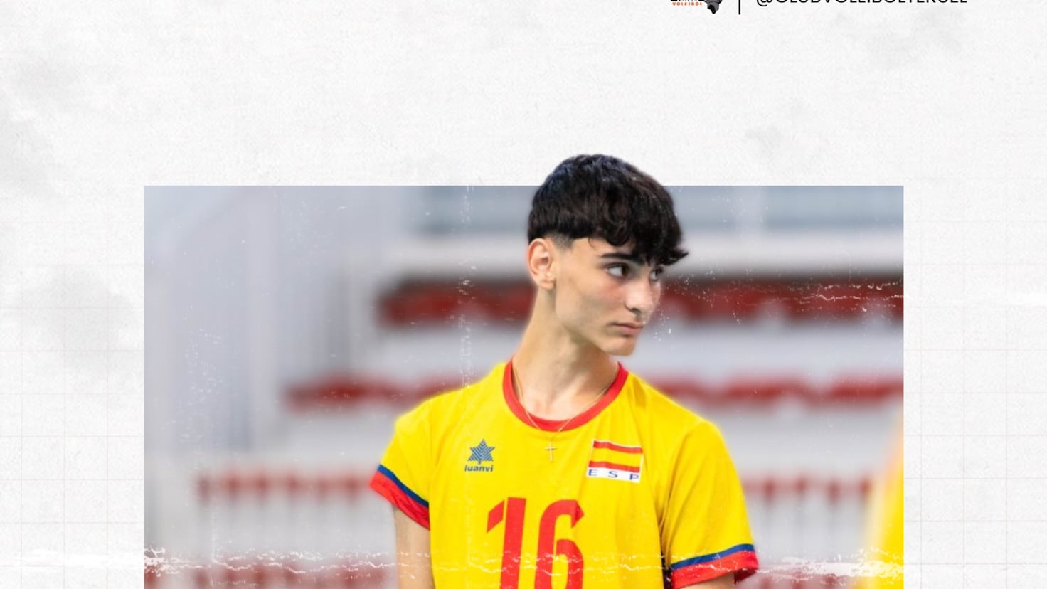 La grande promesse du volley-ball espagnol, César Irache, crie pour Pamesa Teruel
