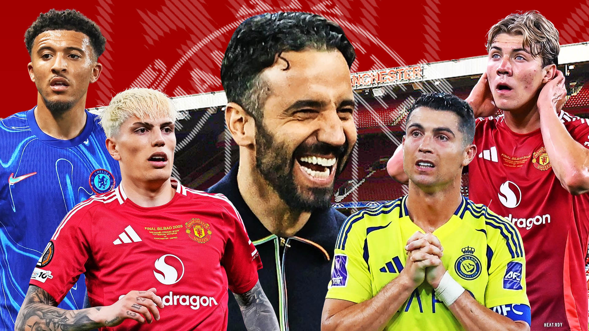 Man Utd en triple transfert Boost avec Garnacho s'est aligné pour rejoindre Cristiano Ronaldo et de nouvelles maisons pour Hojlund et Sancho