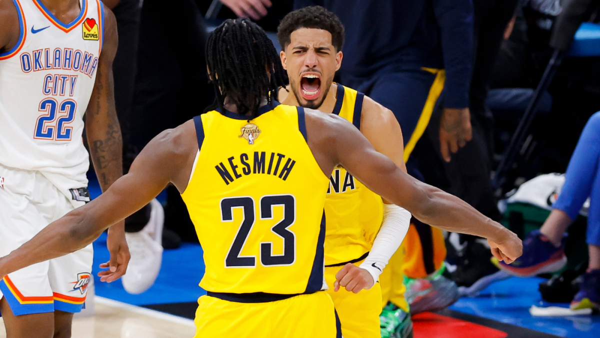 Score de Thunder vs Pacers: Tyrese Haliburton frappe le vainqueur du match dans le match 1 de la finale de la NBA, Indy tire un autre étourdissement