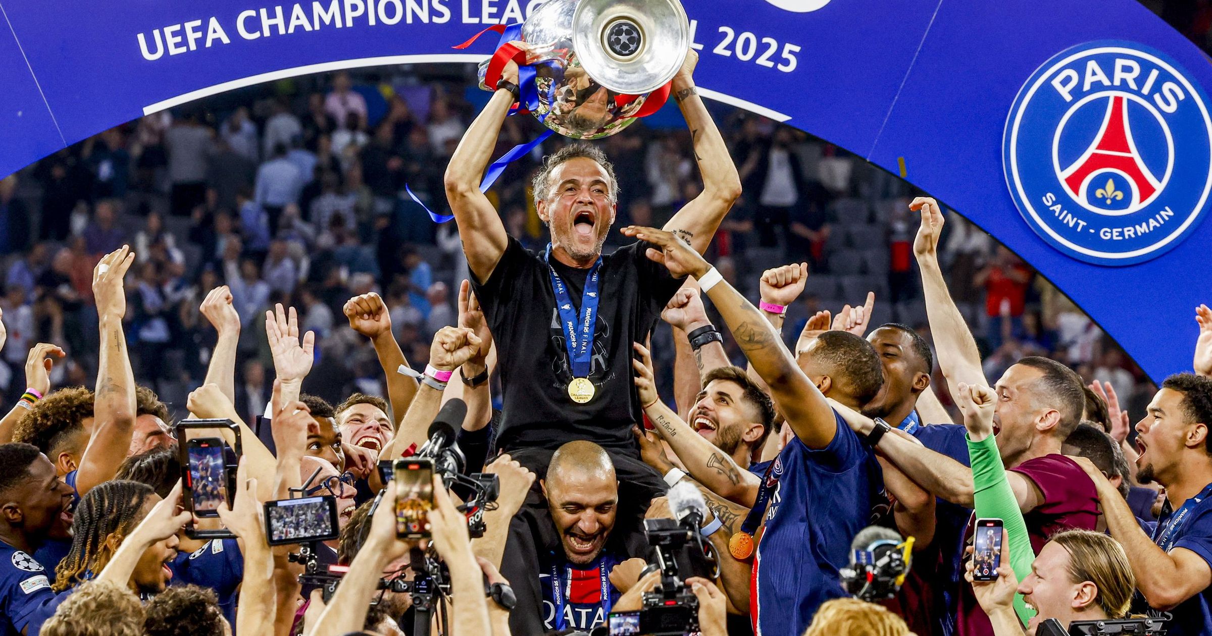 Où la superbe Ligue des champions de Paris Saint-Germain gagne-t-elle sur le grade Interazionale dans le panthéon des grandes performances en finale de la Coupe d'Europe?