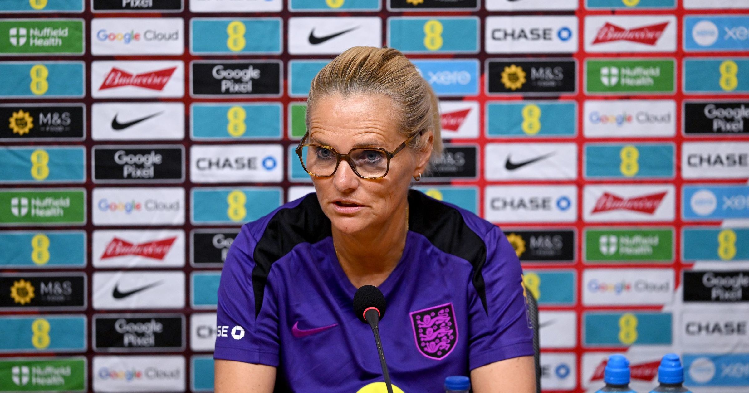 La manager de l'Angleterre Sarina Wiegman “ assez proche '' de la finalisation de l'équipe de Lionesses pour la défense du titre féminin de l'UEFA, avant le match Crunch Nations League