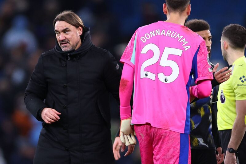 Daniel Farke fumes at ‘fake injury’ as Manchester City use Gianluigi Donnarumma break to fuel late win over Leeds United in Premier League