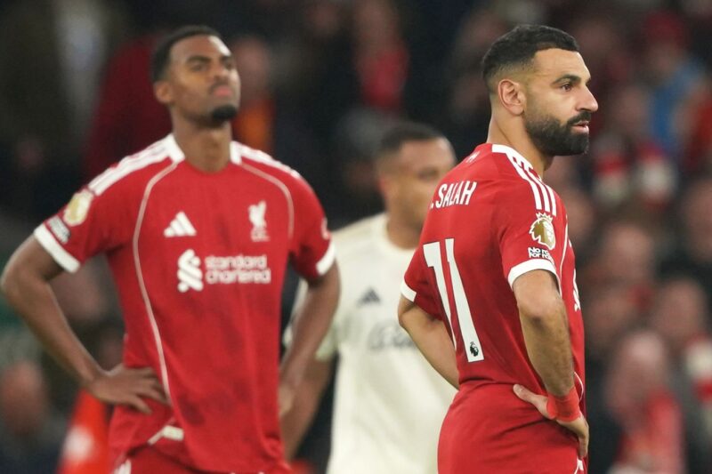 Liverpool: Severity of drop-off is unacceptable, says Gary Neville, as pressure builds on Arne Slot to make changes