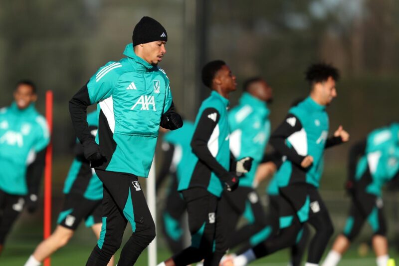 Watch again: Liverpool in training for PSV Eindhoven meeting