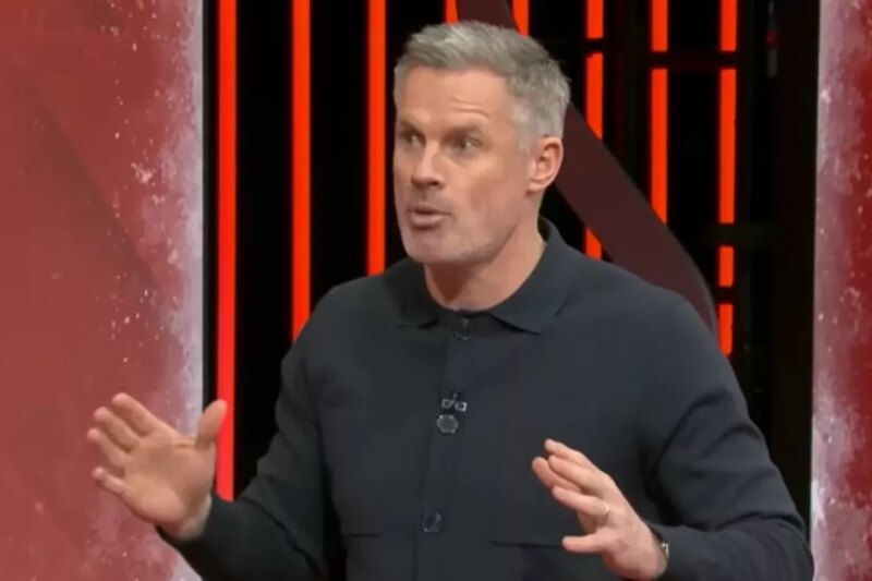 Jamie Carragher defends Micky van de Ven for Alexander Isak challenge as Liverpool boss hits out