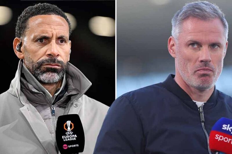 Jamie Carragher and Rio Ferdinand’s bitter past as public spat gets personal again