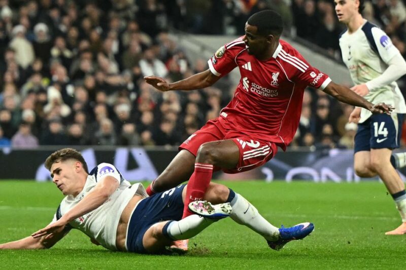 Arne Slot slams Micky van de Ven 'reckless challenge' on Liverpool striker Alexander Isak