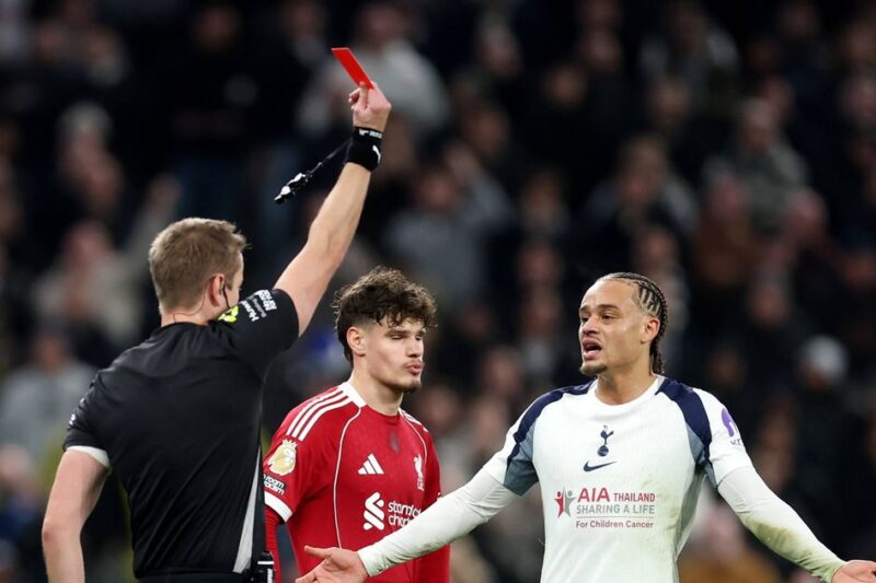 Liverpool handed final VAR red card verdict vs Tottenham as Jamie Carragher steps in