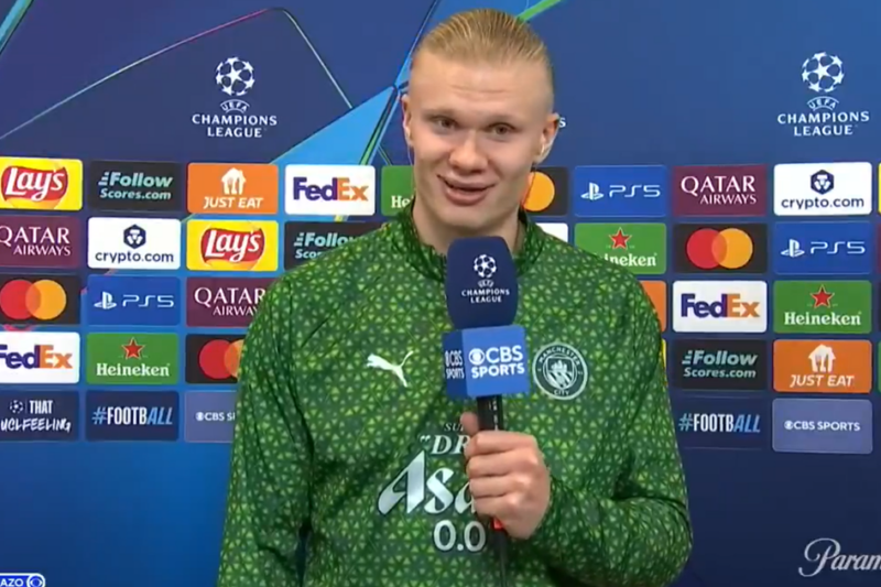 Erling Haaland can’t resist Jamie Carragher dig amid Mohamed Salah row as studio erupts