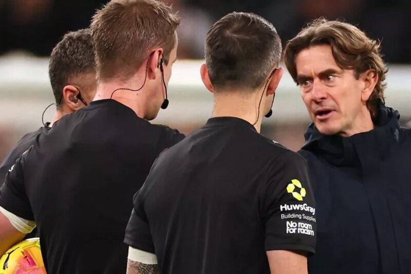 Tottenham boss Thomas Frank slams three refereeing decisions after defeat to Liverpool