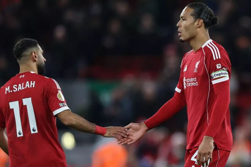 Virgil van Dijk tells Mohamed Salah to stay at Liverpool but admits uncertainty over his future