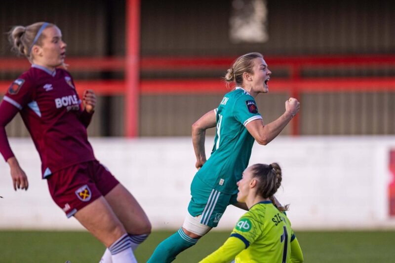 Beata Olsson strikes late to earn battling point for LFC Women at West Ham
