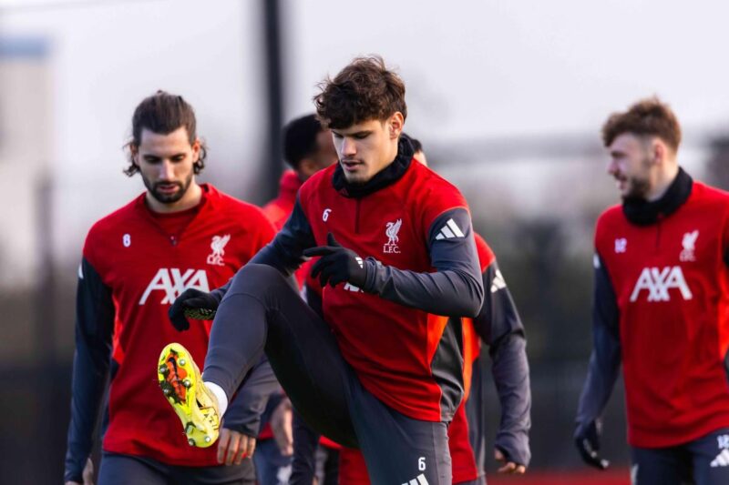 Training photos: Liverpool prepare for Champions League visit to Inter