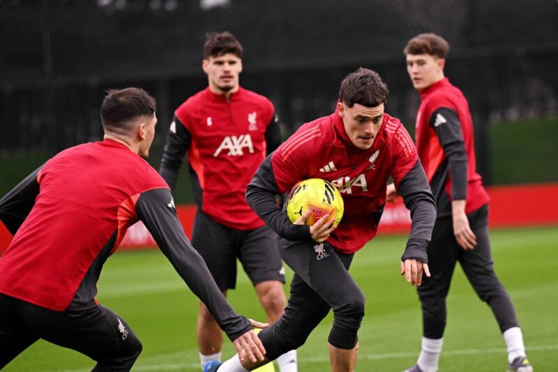 Training photos: Liverpool’s pre-Wolves session on Tuesday