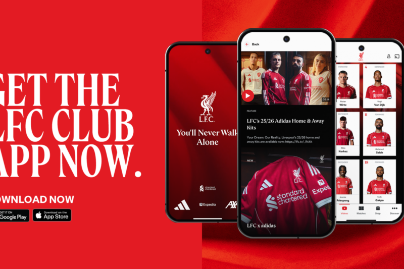 New and improved – follow the Reds with the official LFC app