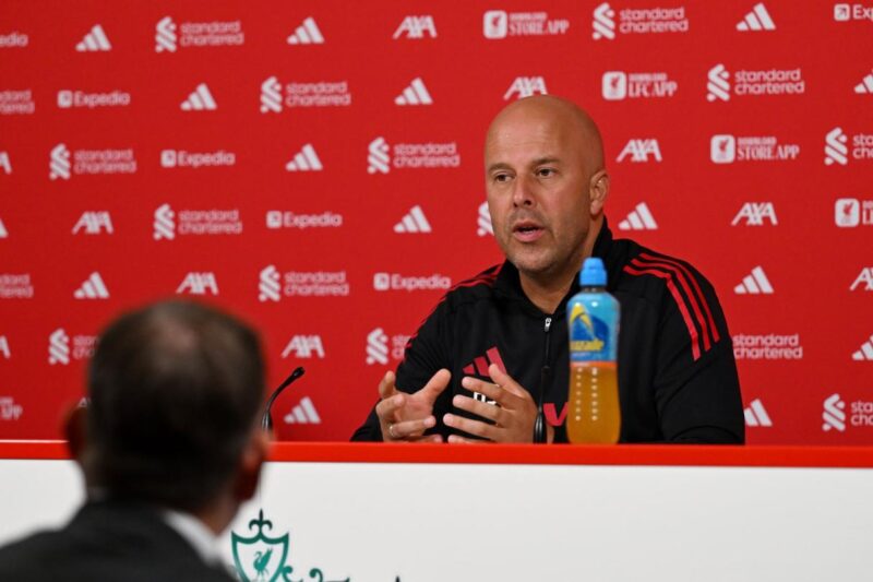 Friday: Watch Arne Slot’s pre-Brighton press conference live