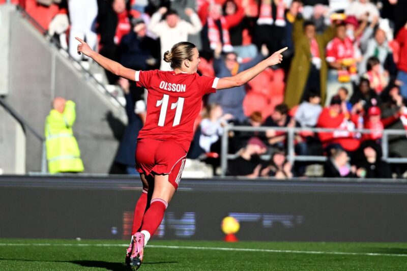 Pre-match stats: Beata Olsson aiming for WSL record as Liverpool visit Arsenal