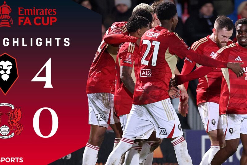 The Emirates FA CupHighlights: Salford City dismantle League One Leyton Orient to reach FA Cup third round 00:05:08|7 hours ago