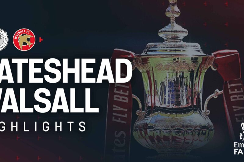The Emirates FA CupHighlights: Walsall cruise past Gateshead00:04:22|41 minutes ago