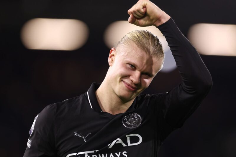Erling Haaland says people ‘should criticise’ him after shattering 100 Premier League goal record in Manchester City’s bizarre 5-4 win at Fulham