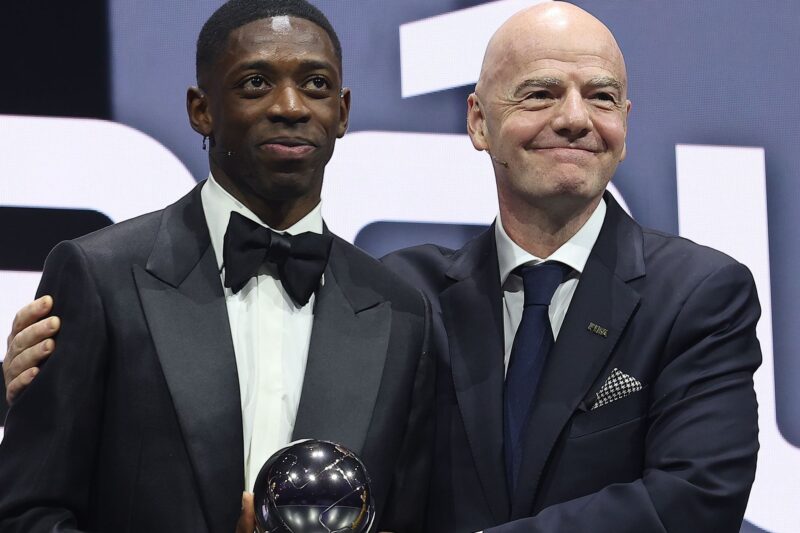 Ousmane Dembele named The Best FIFA Men’s player for 2025, Paris Saint-Germain manager Luis Enrique scoops Coach of the Year