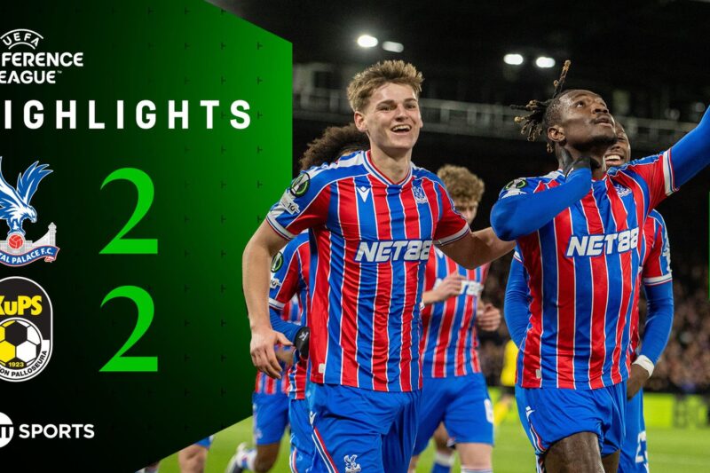 Crystal Palace 2-2 KuPS: UEFA Conference League highlights as Oliver Glasner’s young side denied top-eight spot despite late charge – Football video
