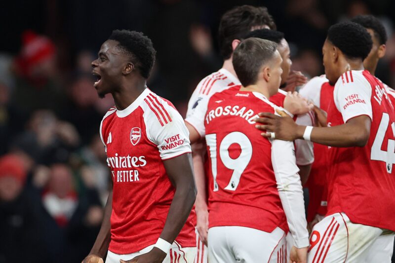 Arsenal 2-1 Wolves result – Gunners go five points clear in Premier League thanks to stoppage-time own goal
