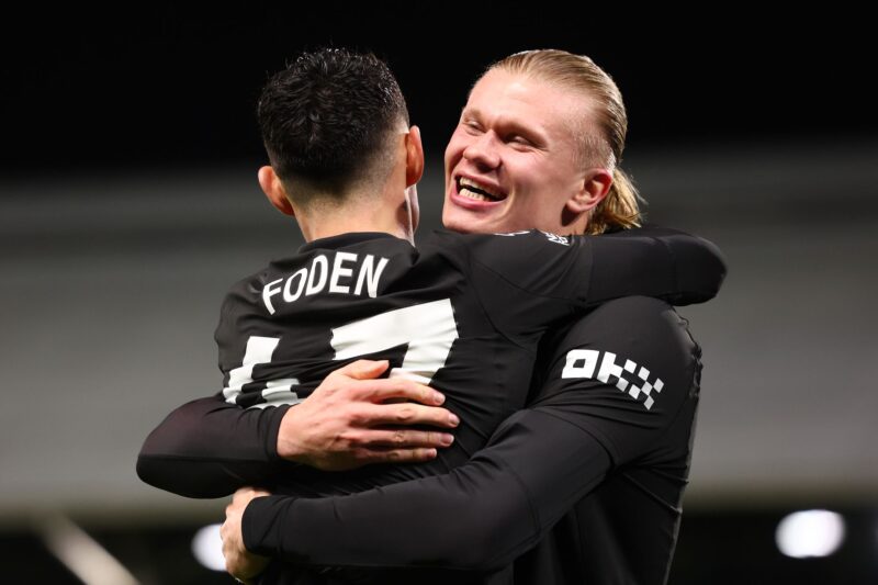 Fulham 4-5 Manchester City result – Erling Haaland becomes fastest man to reach 100 Premier League goals as City survive crazy Fulham fightback