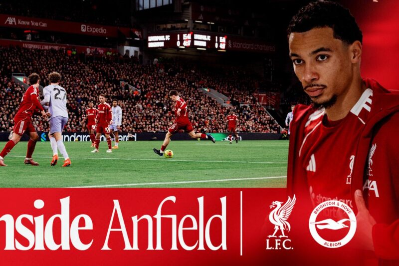 Inside Anfield: Watch unseen moments from Liverpool 2-0 Brighton