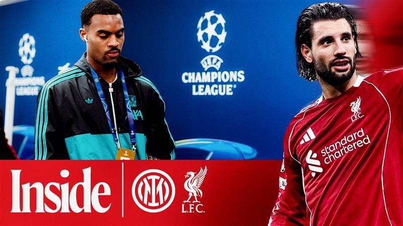 Inside: New angles and unseen moments from Inter 0-1 Liverpool