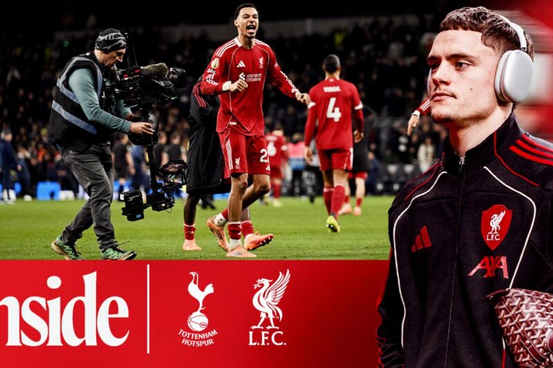 Inside: Unseen moments and away-end scenes from Tottenham 1-2 Liverpool