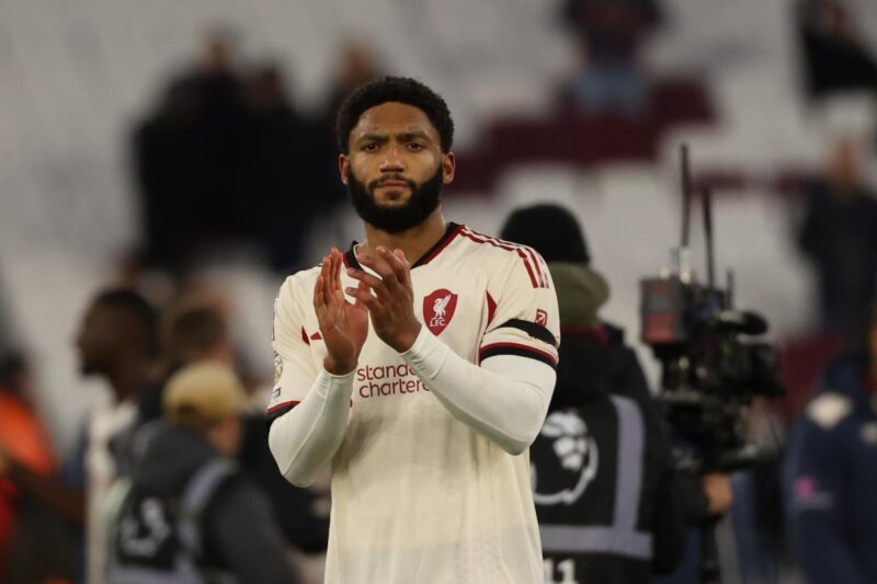 Joe Gomez: We’ve just got to go again – and we’ll do that