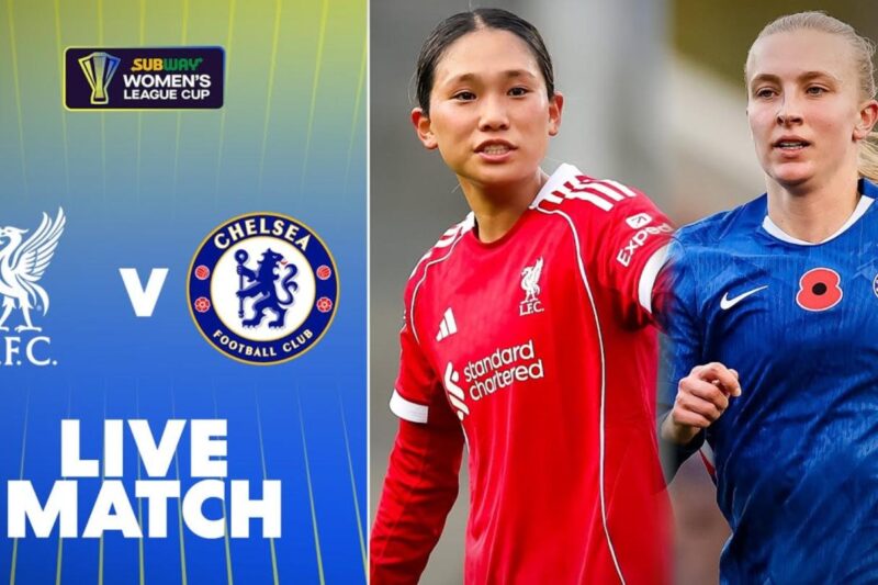 Live on Sunday: Watch Liverpool v Chelsea in Women’s League Cup