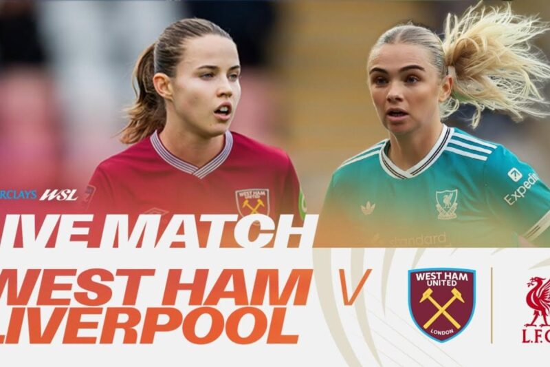 11.55am GMT: Live WSL football – watch West Ham v Liverpool
