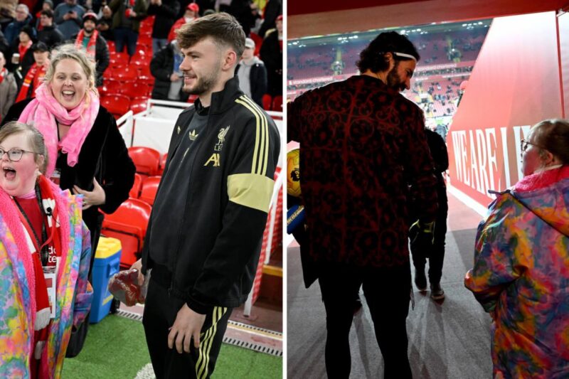 ‘Best day ever’ – Charity work, teaching Alisson and tears on the Kop: Reagan’s special story